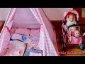 Baby Dolls Teepee Tent Bedroom  Nursery Center & Dolls Pram Baby Annabell Baby Born Nursery Rhymes