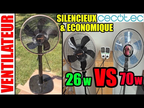 ventilateur silencieux CECOTEC ForceSilence 1040 SmartExtreme + ROWENTA VU5670F0 Silence Extrême