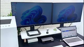 Switch from Desktop to Laptop Docking Station DUAL Monitor, Edid function , Switching Fast ( BD215F)