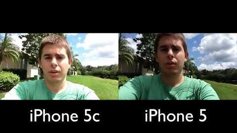 iPhone 5c vs  iPhone 5  Front Facing Camera test | iDevice ro