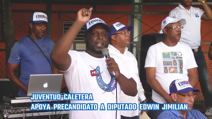 Pre-candidato a Dip. Edwin Jiminian recibe apoyo de la juventud la Caleta