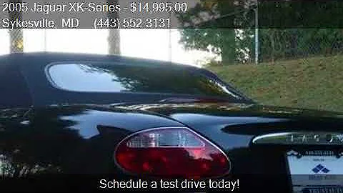 2005 Jaguar XK-Series XK8 2dr Convertible for sale in Sykesv