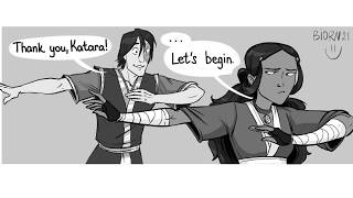 KATARA TEACHES ZUKO WATERBENDING! | Avatar The Last Airbender | Fan Comic Dub | Biorn21