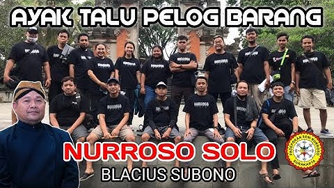 AYAK TALU PELOG BARANG NURROSO SOLO (Terbaru)