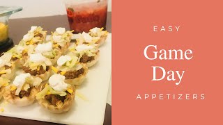 Simple Vegan Appetizers// Easy Game Day Snacks