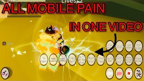 [YBA] ALL MOBILE PAIN IN ONE VIDEO | PLEASE FIX MOBILE!!!