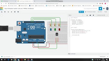 tmp36 sicaklik control sistemi tinkerCAD