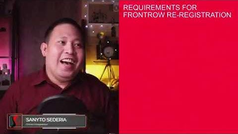 Frontrow All Access Online Re-registration & How To Login
