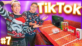 PROBANDO RETOS DE TIKTOK - VLOGMAS 07