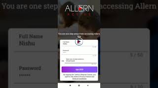 How to create your account and register yourself on Allern Active App? screenshot 3