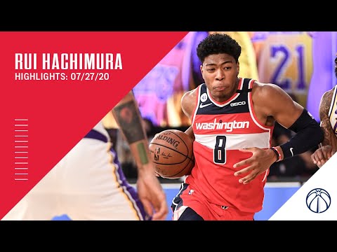 Video Highlights: Rui Hachimura vs. Lakers - 07/27/20 - youtube