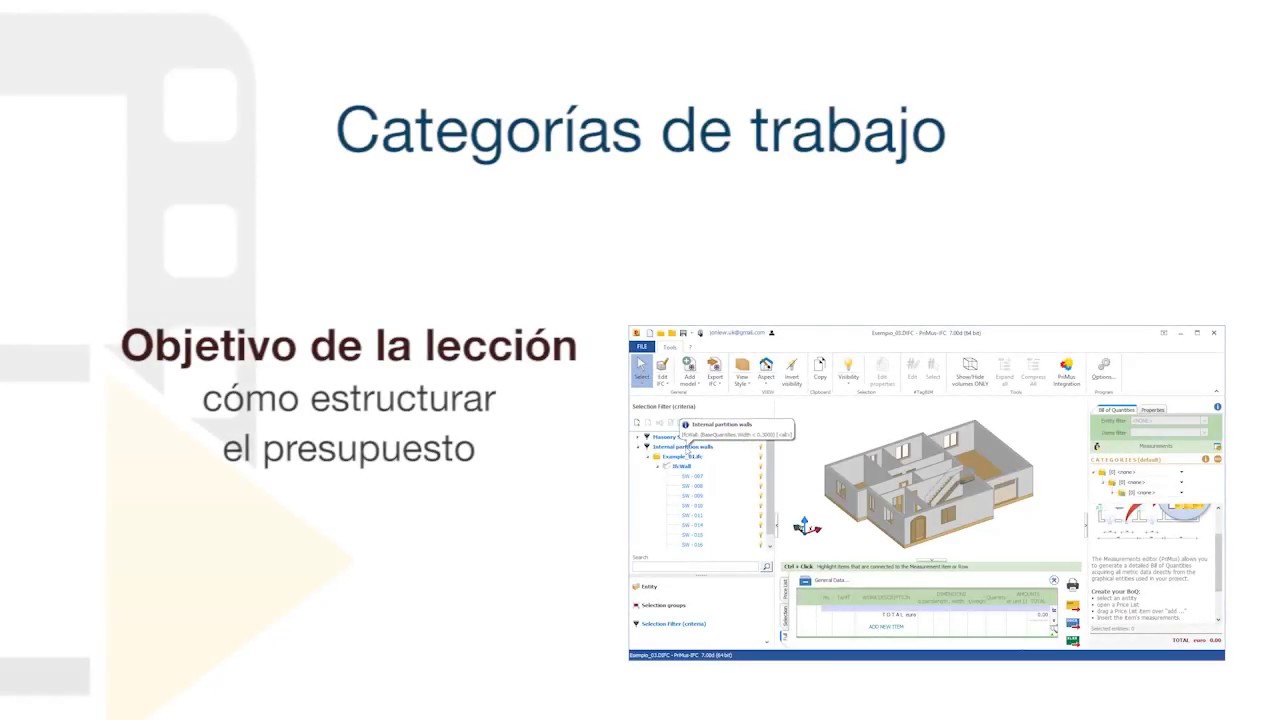 Tutorial de PriMus IFC - Categorías de Obra - ACCA software - YouTube