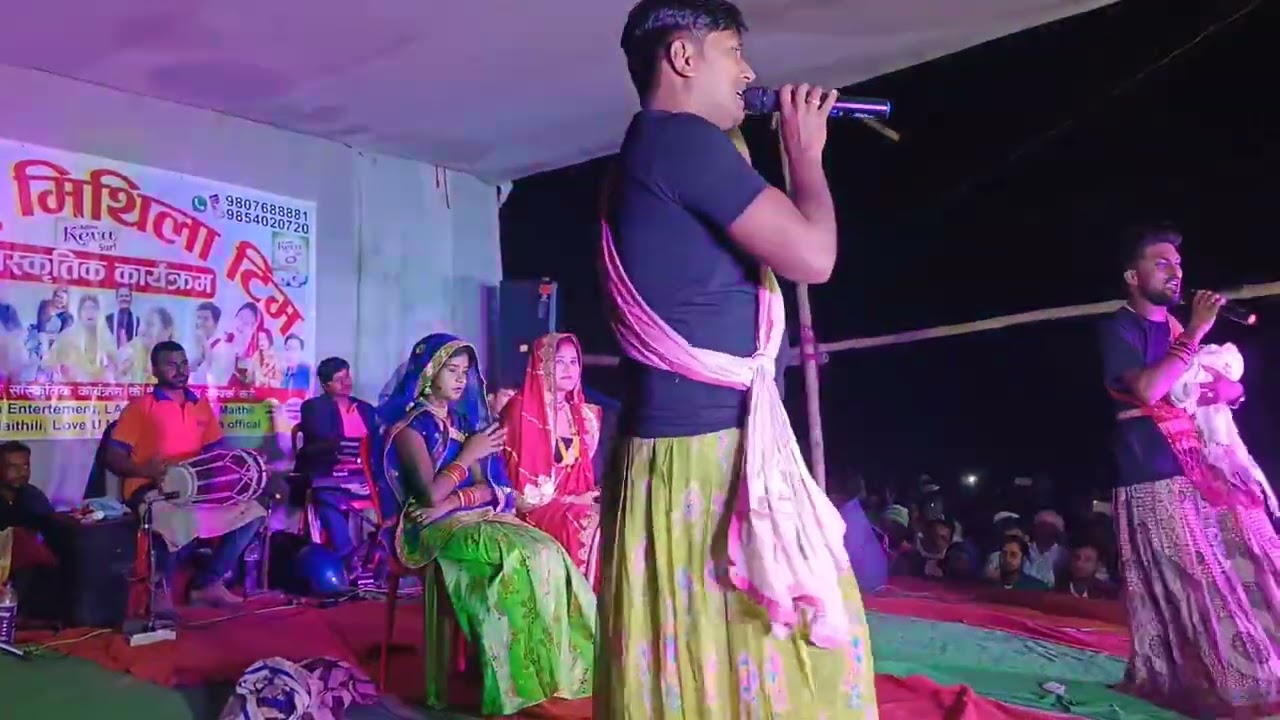 kalkatiya  wali bani pamariya superhit maithli comedy  at vishaul