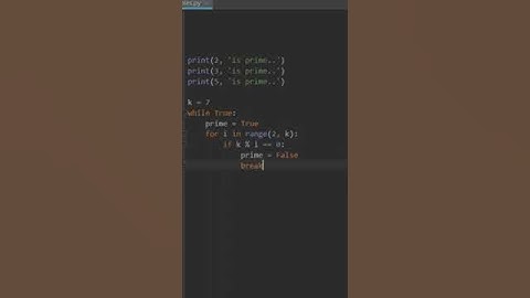 How to generate infinite prime numbers in Python