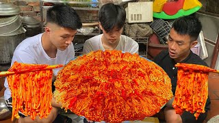 Hữu Bộ | Làm Mâm Nấm Kim Châm Sốt Siêu Cay | Spicy Needle Mushroom