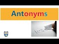 Antonyms Antonyms