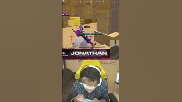 Jonathan 1v3 clutch with UMP45 GUN 😈 hacker or Wott shorts #jonathangaming #jonathanshorts #shorts