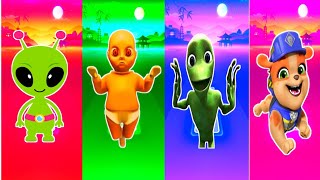 Color_Alien🆚The_Baby_in_Yellow🆚Alien_Dance🆚We_Got_A_Job_To_Do❤️Who is best player??