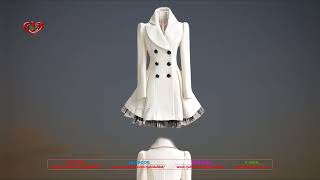 Princess Lolita Long Lace White Jacket Coat Fashion Editorials screenshot 5