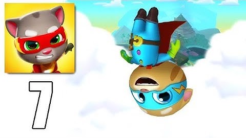 Talking Tom Hero Dash - Fighting Crime!!! - Part 7 (iOS Gameplay)