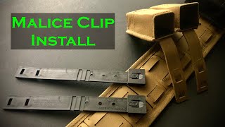 Malice Clip Installation - Tactical Tailor, esstac KYWIs, TRex Arms Orion Belt