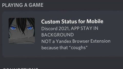 How to RPC Discord Mobile | Custom Status for Android 2021 | Version 1.0