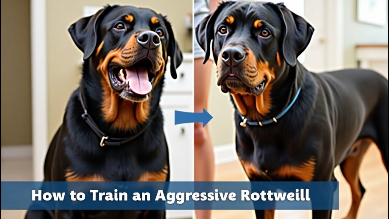 The Right way to Train an Aggressive Rottweiler!# ...