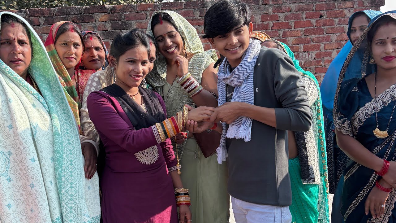 आज @Akhileshrajput15 ❤️भैया के घर बहुत लोग आए मिलने🔥