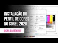 #85 - Instalação do Perfil de Cores no CorelDRAW 2020 (Sublimação)