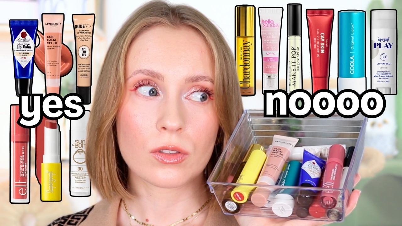 ЛУЧШИЕ И ХУДШИЕ СОЛНЦЕЗАЩИТНЫЕ КРЕМЫ ДЛЯ ГУБ: Supergoop, Coola, Cay Skin, Vacation, Hello Sunday,...