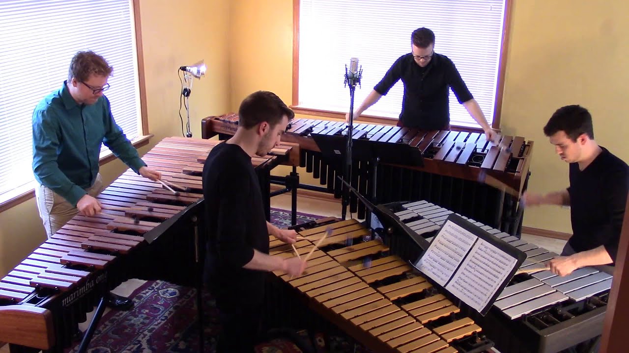 Steve Reich's "Mallet Quartet" performed by Clocks in Motion Percussion