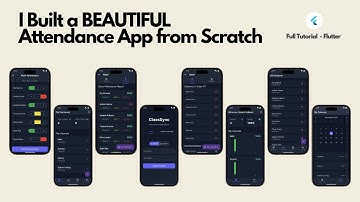 Flutter Attendance App Tutorial – I Built a BEAUTIFUL App from Scratch