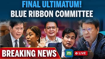 Philippines LIVE: Senate Blue Ribbon Committee Investigates Flood Control Projects | Manila | Live