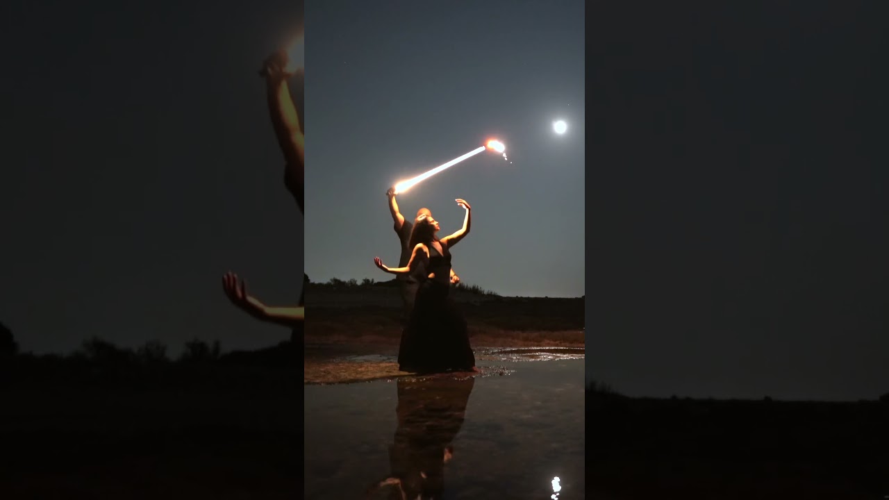 Full Moon Mirrors: Sara in Black