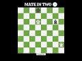 2 Moves Checkmate Challenge 🤔‼️#puzzle #2movescheckmate #chessgame #chess #brilliantmove