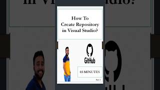 Git Hub 1 :- Create a repository from Visual Studio Git hub