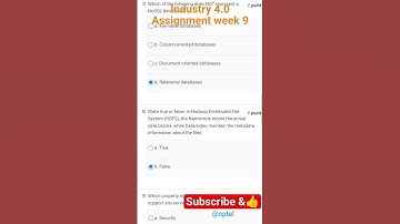 Introduction to industry 4.0 & IOT Assignment week 9 2025| #iot #nptel #assignment 🥳🥳