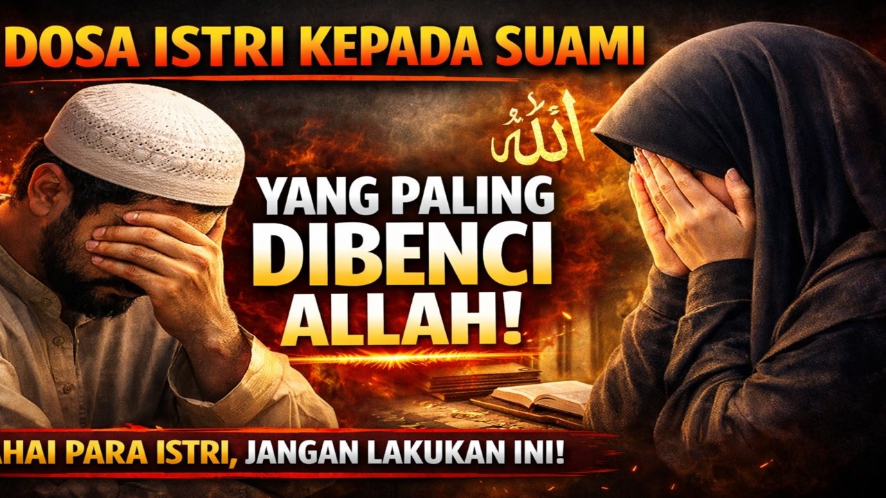 9 Dosa Istri Kepada Suami Yang Paling Dibenci Allah! Banyak Istri Tidak Menyadarinya