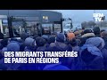 Des migrants transfrs de paris vers des centres daccueil temporaires en rgions