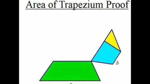 TRAPEZIUM || AREA OF TRAPEZIUM || PROOF || PROOF OF AREA OF TREPEZIUM