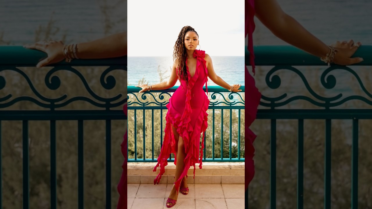 chloe bailey pink dress chloebailey wears @onalajaofficial by @kkencoo to the 2026 Hollywood  Unlocked Impact Awards Styled by @jasonrembert #EVOLVEstudios #ONALAJA