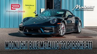 Paint to Sample Moonlight Blue Metallic 2022 Porsche 911 🔥