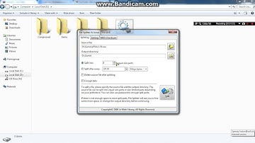 Tutorial how to split or join file