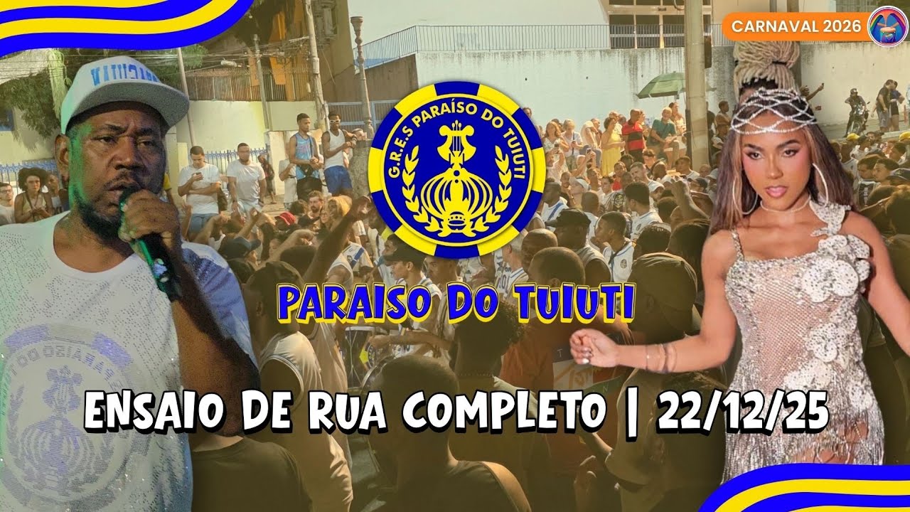 TUIUTI 2026 | ÚLTIMO ENSAIO DE RUA DO ANO COM PIXULÉ E MAYARA LIMA