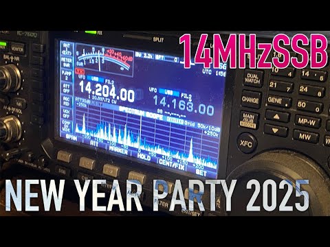 アマチュア無線QSO PARTY 2025 14MHzSSBでお正月からパイル