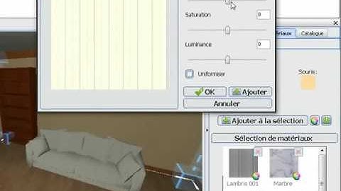 3D Home Design by Livecad : Materials manager