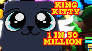 KING KITTY! NEW ANCIENT SHOWCASE 1 IN 50 MILLION | ROBLOX MINING SIMULATOR 2