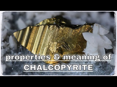วีดีโอ: สูตรทางเคมีของ chalcopyrite คืออะไร?