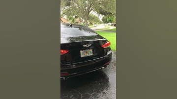 2015 genesis 5.0 muffler delete BACKFIRES
