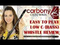 CARBONY LOW C WHISTLE REVIEW + SOUND (EASIEST BASS WHISTLE EVER!)